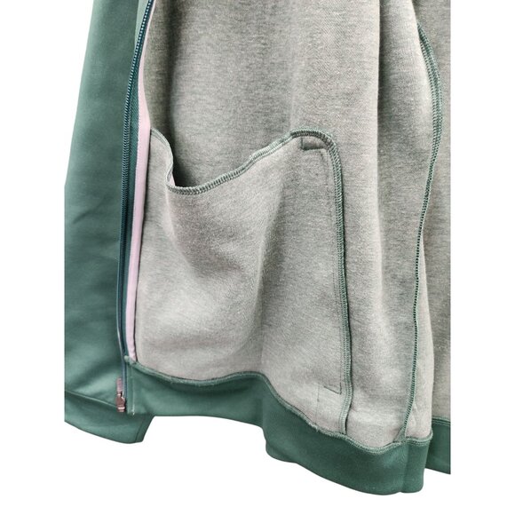 New Balance Mens Full-Zip Green Hoodie XLT NBTAVELHOODY Lightweight Athletic Jac - Picture 13 of 16